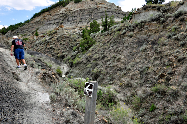 Lee Duquette in Cap Rock Trail at Makoshika State Park